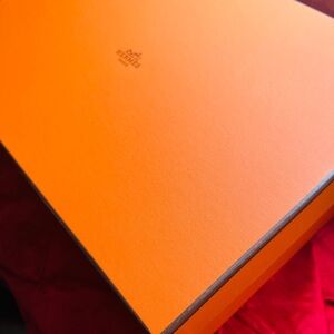 Hermès Orange Shoe Box